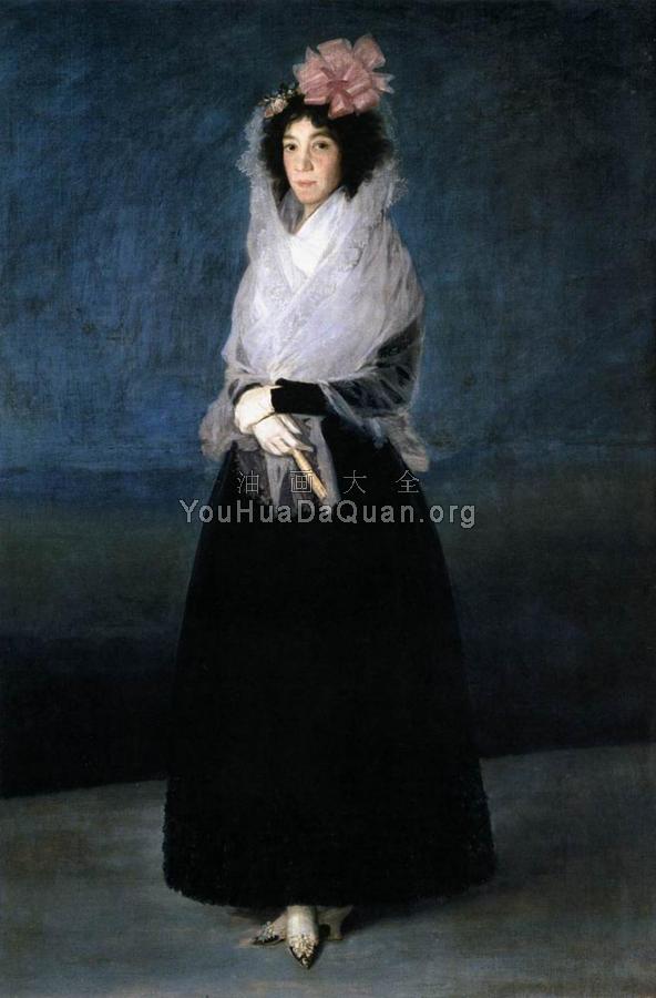 The Marquesa de la Solana - 弗朗西斯科·德·戈雅